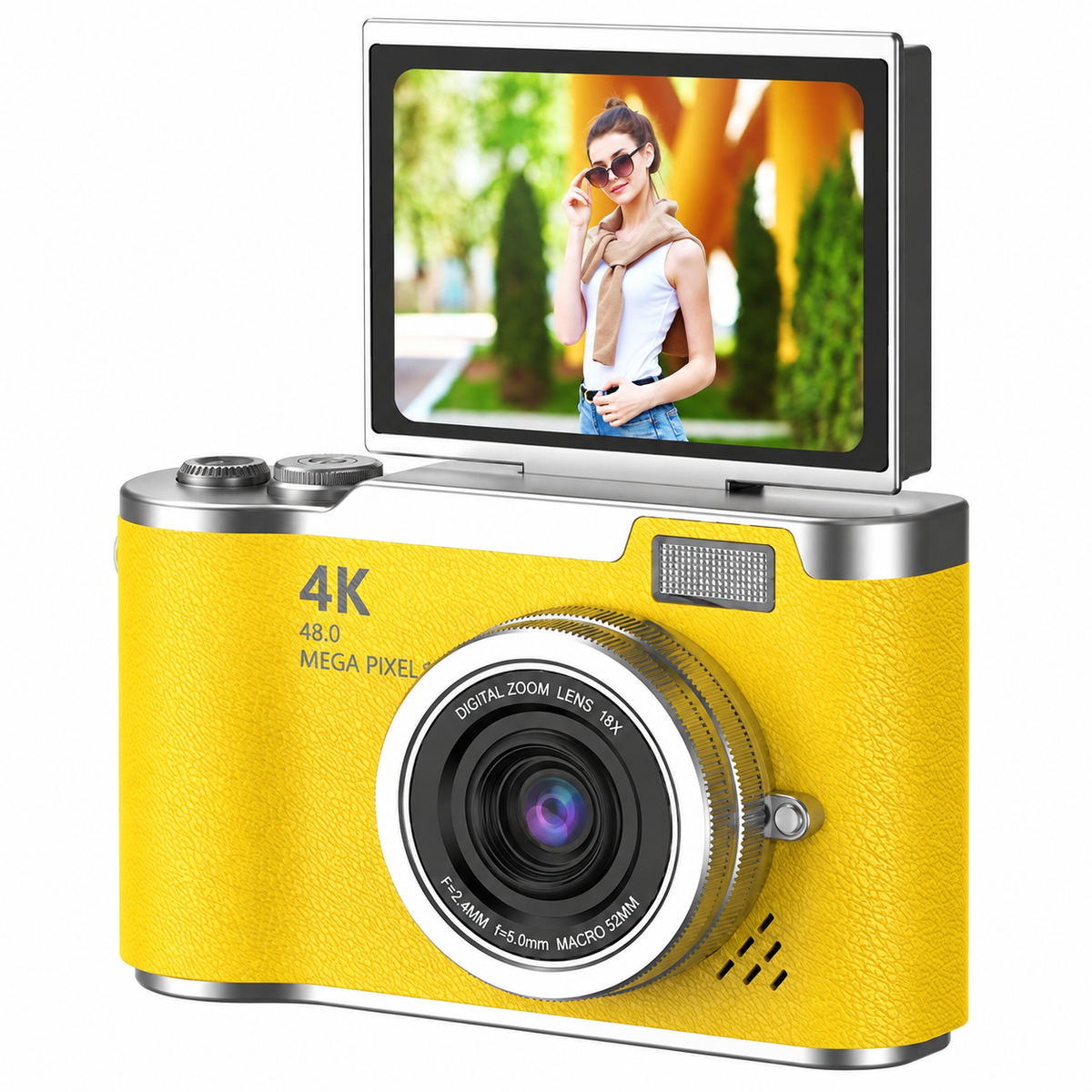 MIMO Flip yellow — screen open